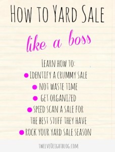 how to yard sale yard sale tips main